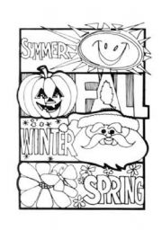 Free Printable Seasons of the Year Worksheet