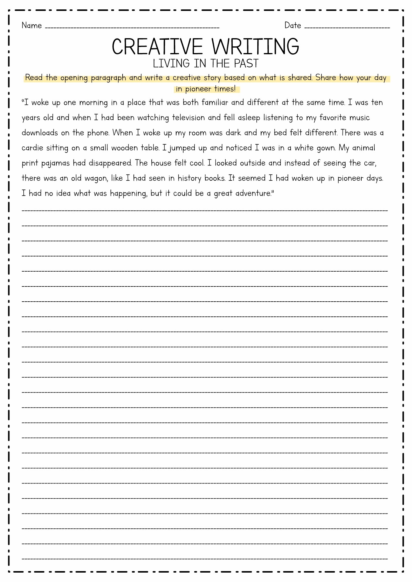 18 Best Images of 4th Grade Essay Writing Worksheets - Free Creative ...