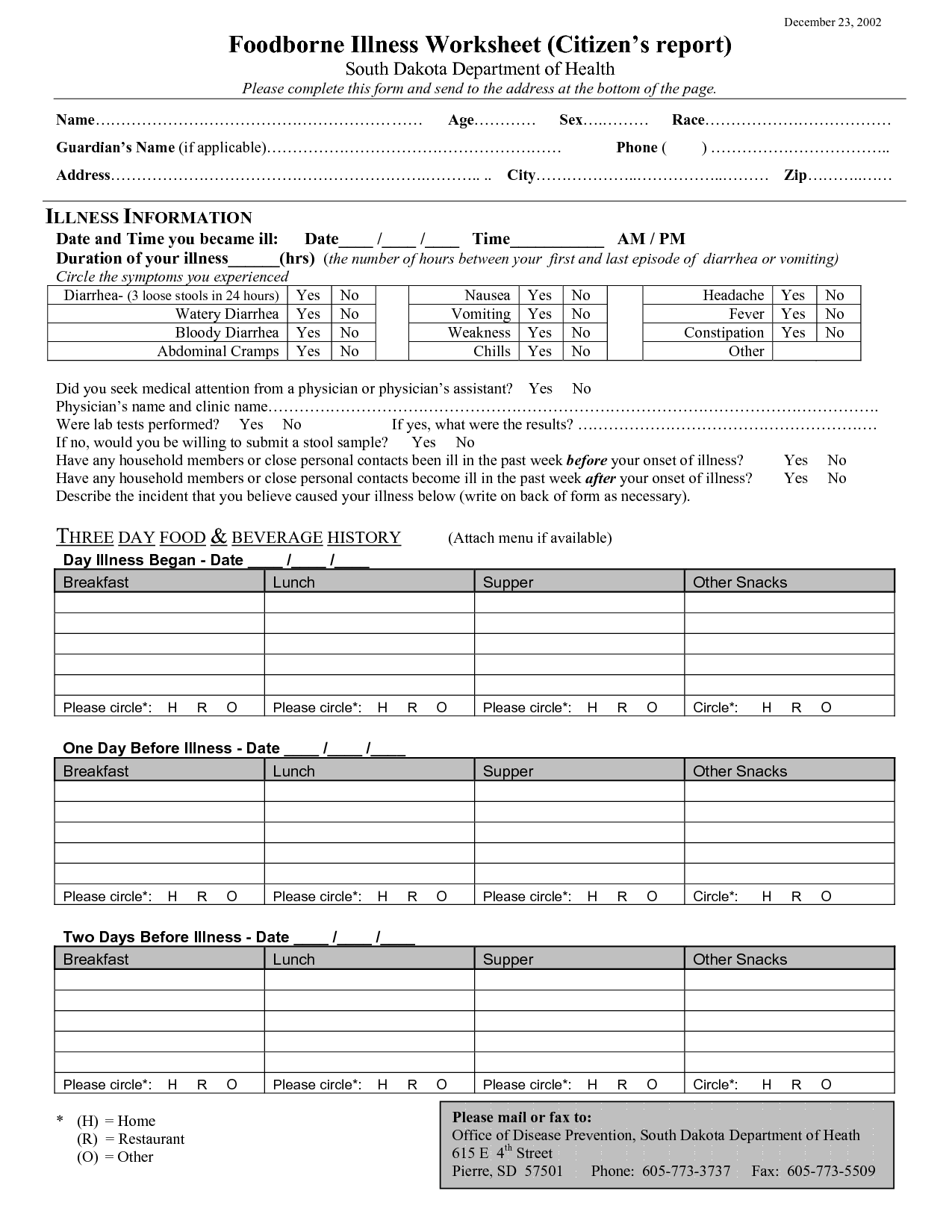 Adult Mental Health Worksheets