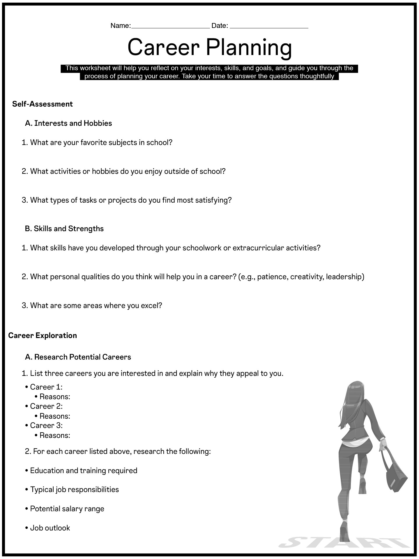 Career Planning Worksheet