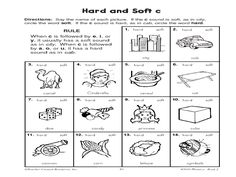 Hard and Soft C Worksheets Printables