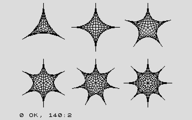 Parabolic Line Design Worksheets