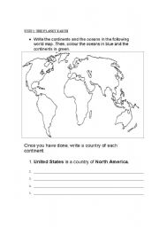 2nd Grade Continent Worksheets