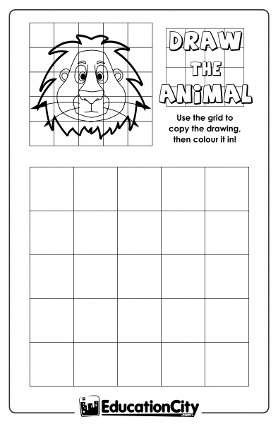 Grid Drawing Worksheets Art