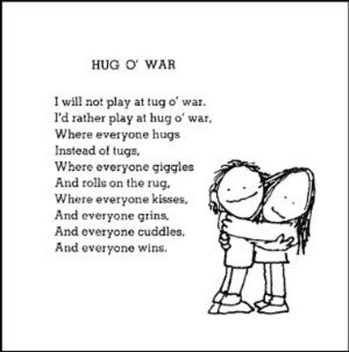 Shel Silverstein Poem Hug O War