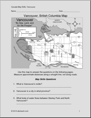 Geography Map Skills Worksheets