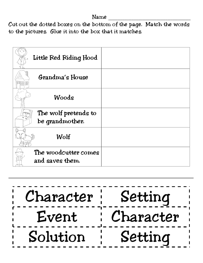 Little Red Riding Hood Story Elements