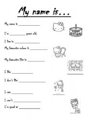 My Name Writing Worksheets