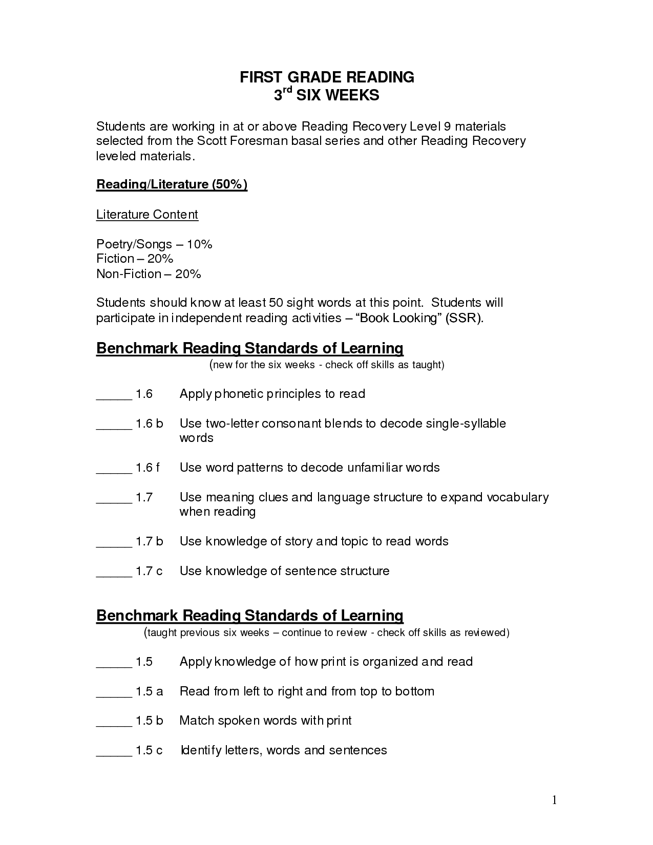 3rd Grade Reading Worksheets