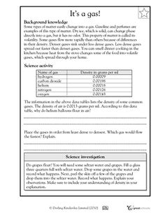 5th Grade Density Worksheets