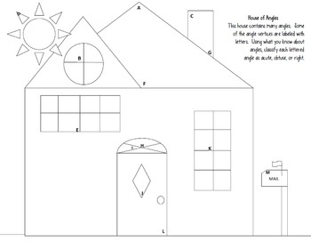 Acute Obtuse Right Angles Worksheet