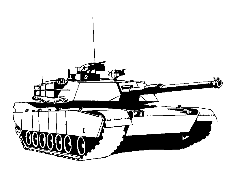 Army Tank Coloring Pages