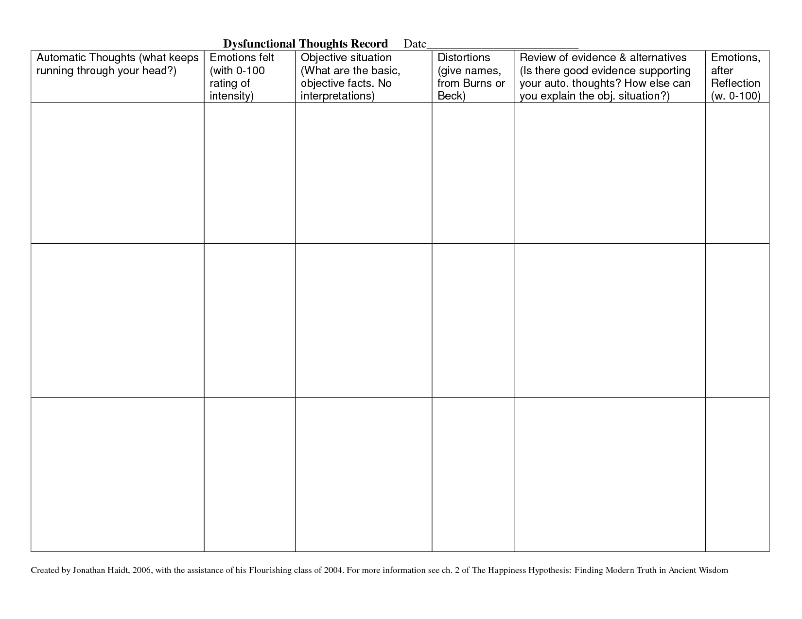 Blank Printable Calendar