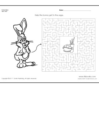 Easter Maze Activity