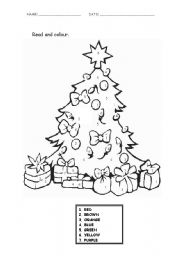 How to Draw a Christmas Tree with Presents