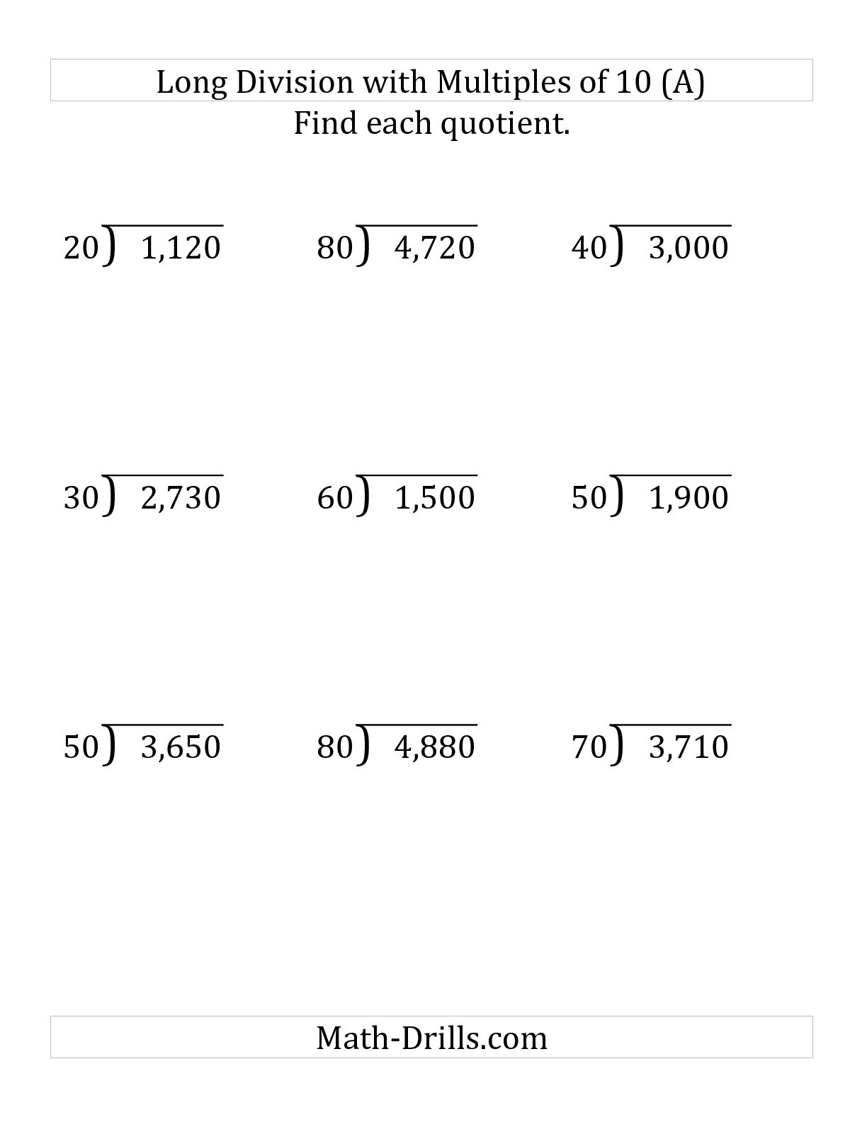 13 2 Digit Division Worksheets Math Worksheeto