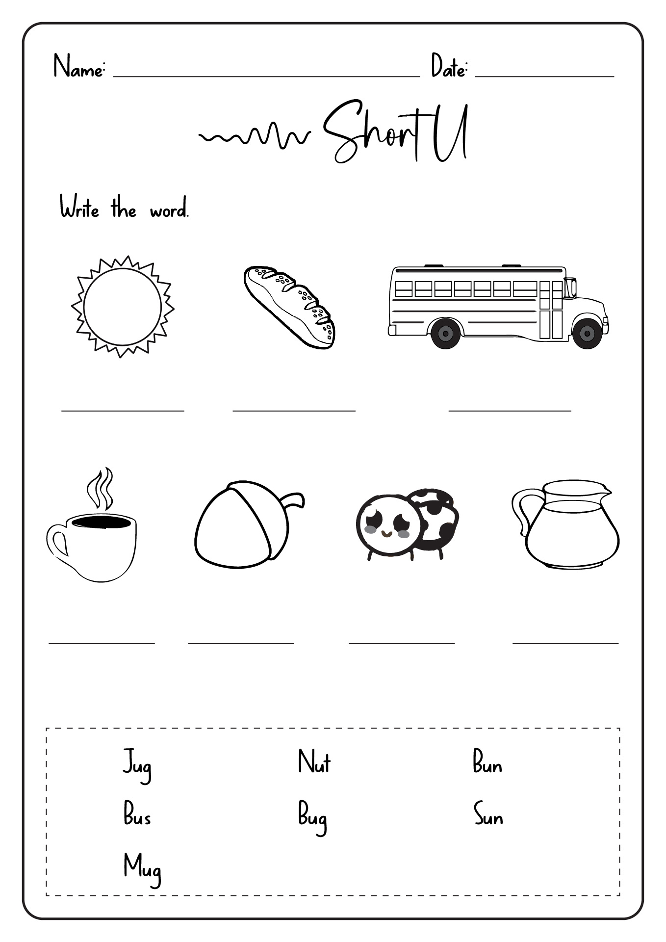 15 Short E Sound Worksheets Free PDF At Worksheeto