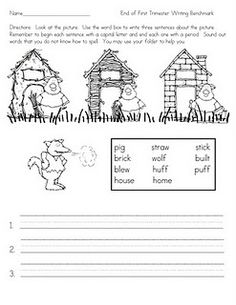 Three Little Pigs Writing Activities