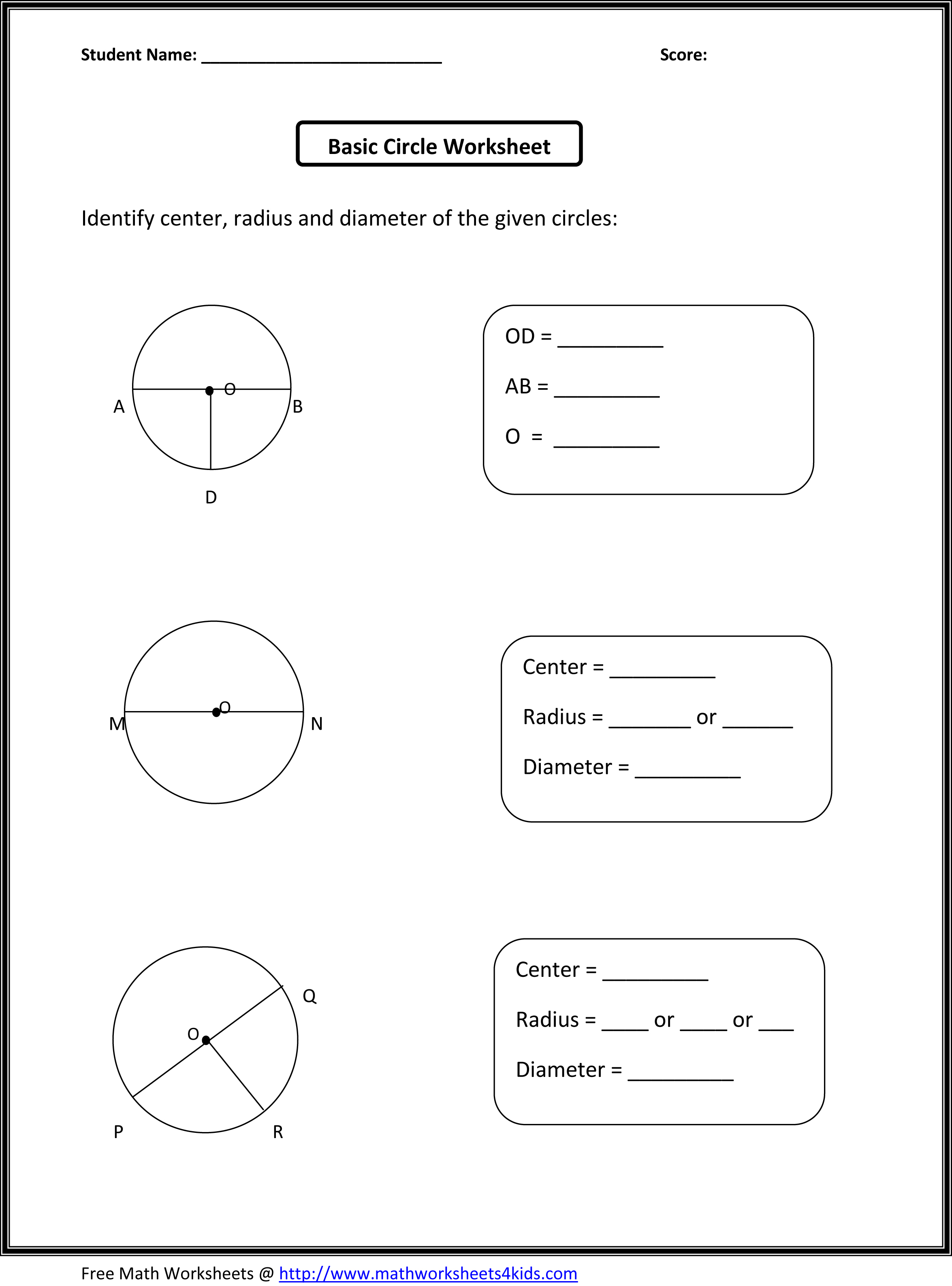 3rd Grade Math Worksheets