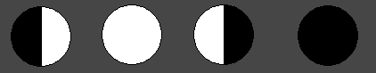 4 Basic Moon Phases