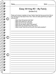 6th Grade Printable Worksheets Writing