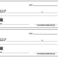 Free Printable Blank Check Template