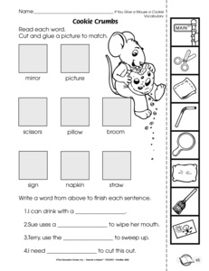 If You Give a Mouse a Cookie Worksheets