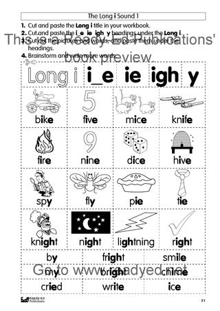 10 Long I Igh IE Worksheets / worksheeto.com