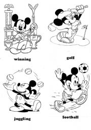 Mickey Mouse Worksheets