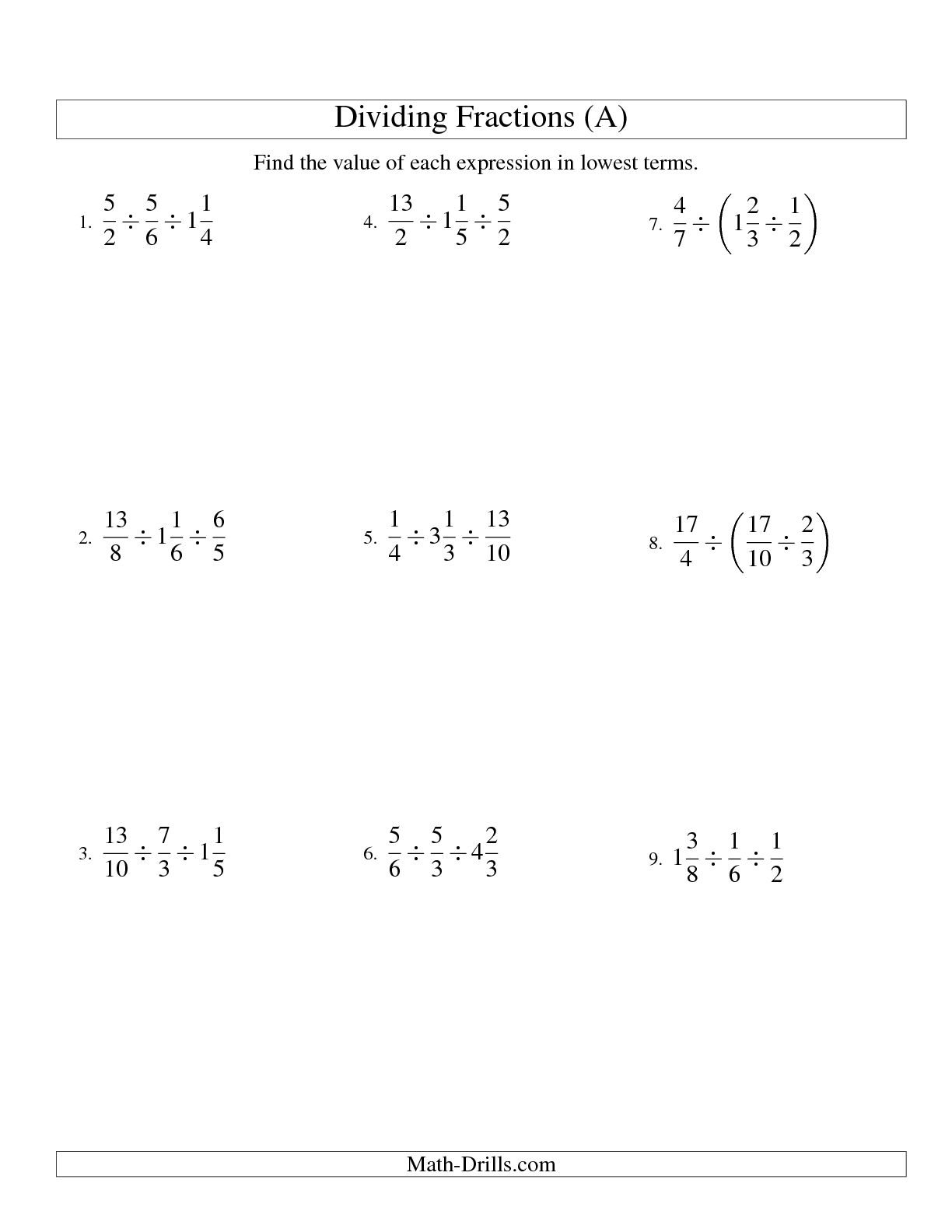 11 Best Images of Simplifying Mixed Fractions Worksheet - 3rd Grade ...