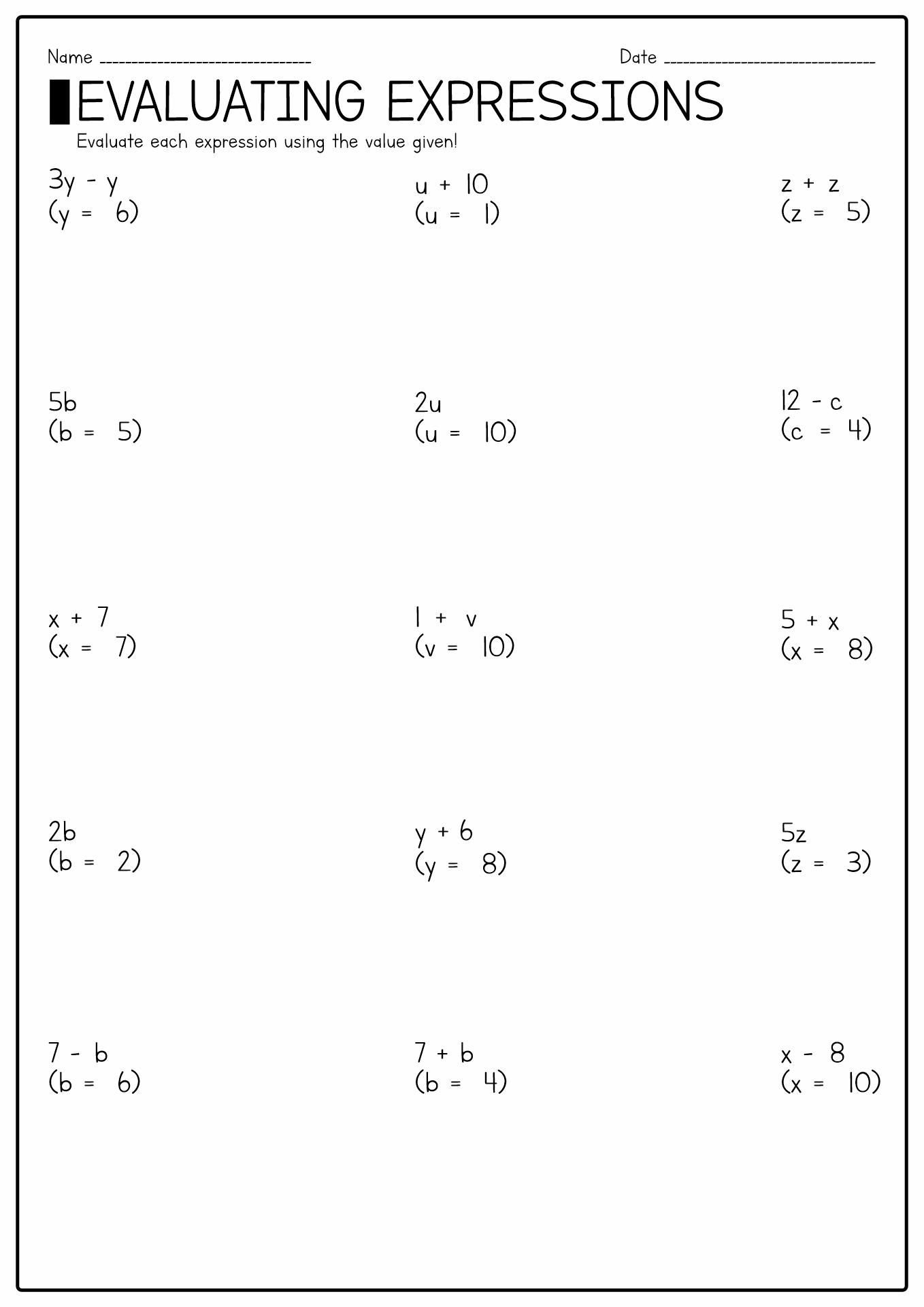 15 Pre Algebra 7th Grade Math Worksheets Free PDF At Worksheeto