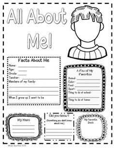 15 Best Images of All About Me Birthday Worksheet - All About Me ...