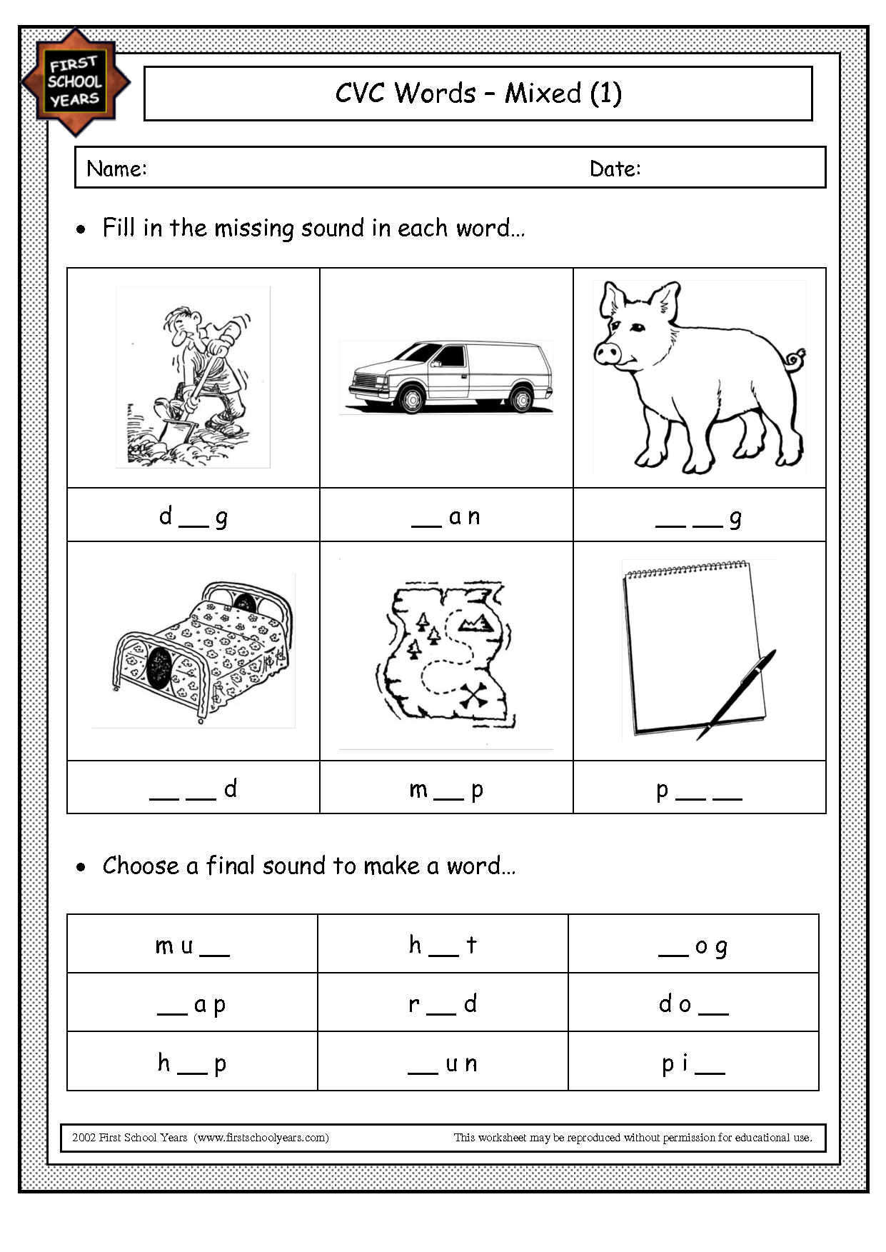 Kindergarten Cvc Sentences Worksheets Printable Kindergarten Worksheets