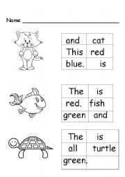 Making Sentences Worksheets