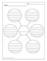 Writing Brainstorming Graphic Organizers