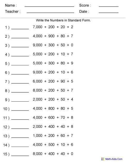 7 GED Math Worksheets Printable Worksheeto