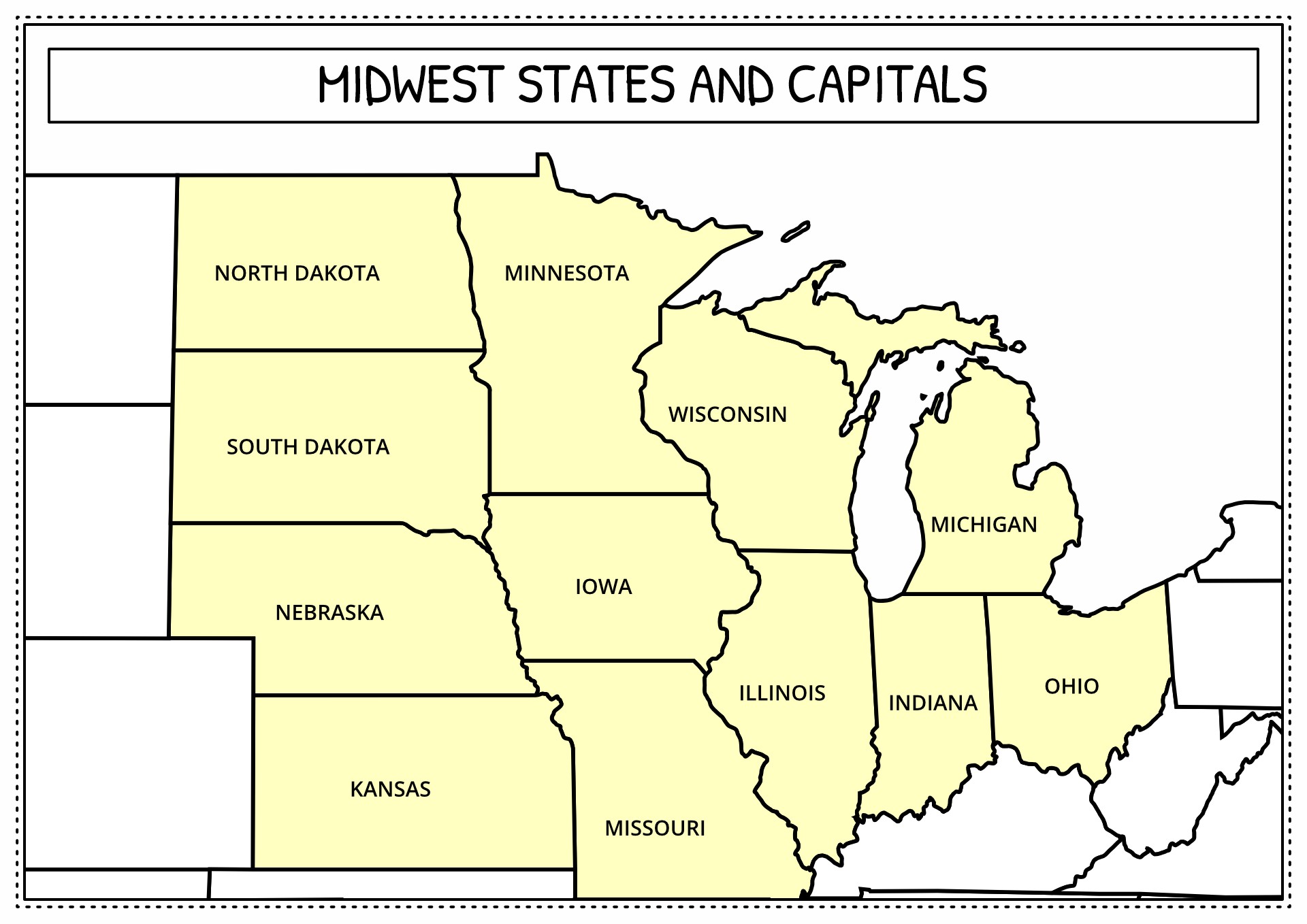 11-midwest-region-states-and-capitals-worksheets-free-pdf-at