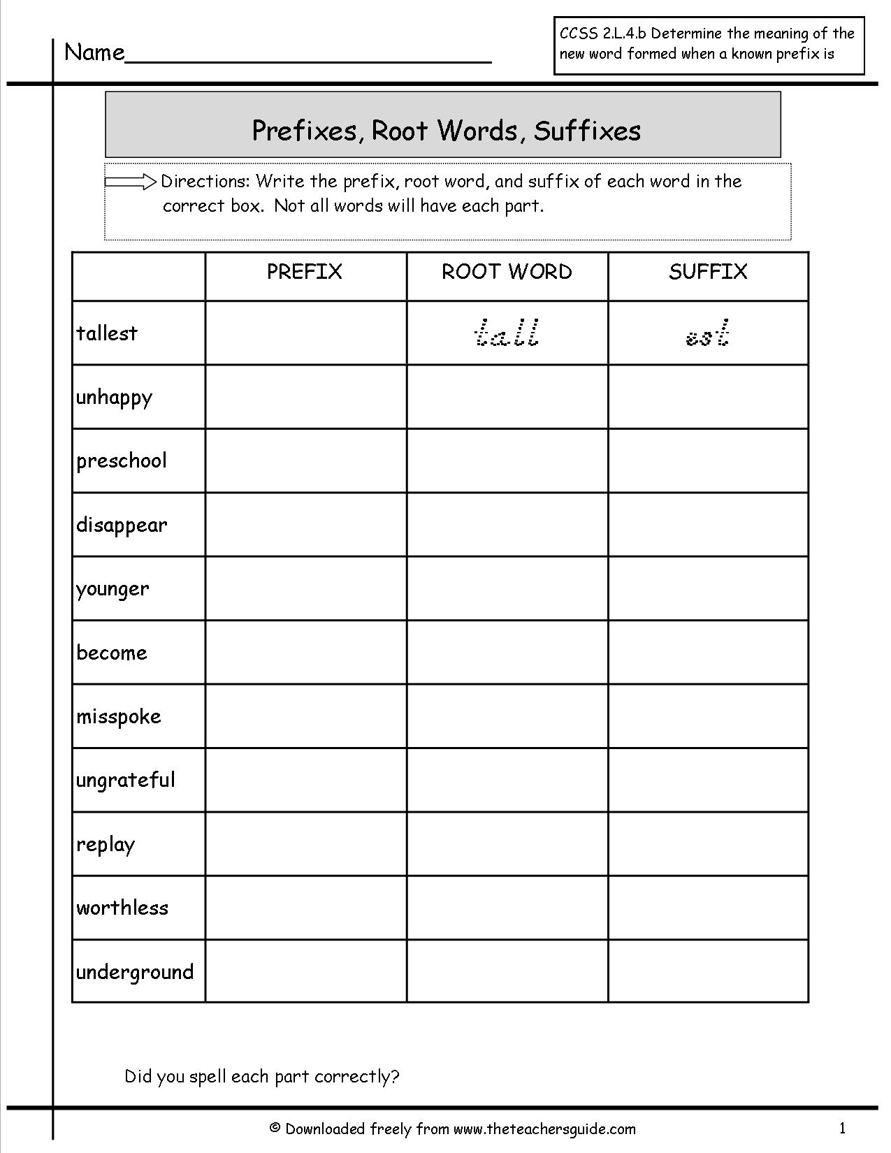 17 Adding Suffixes Worksheets Worksheeto