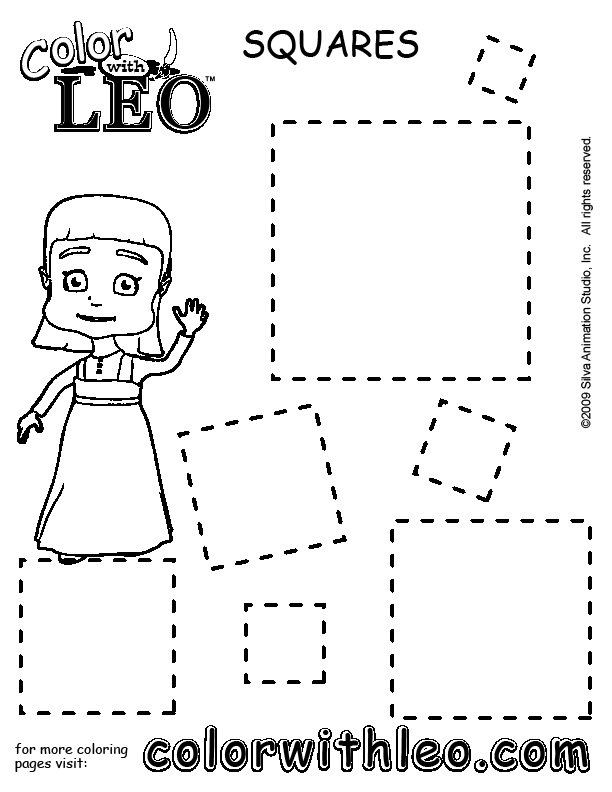 Shapes Coloring Pages