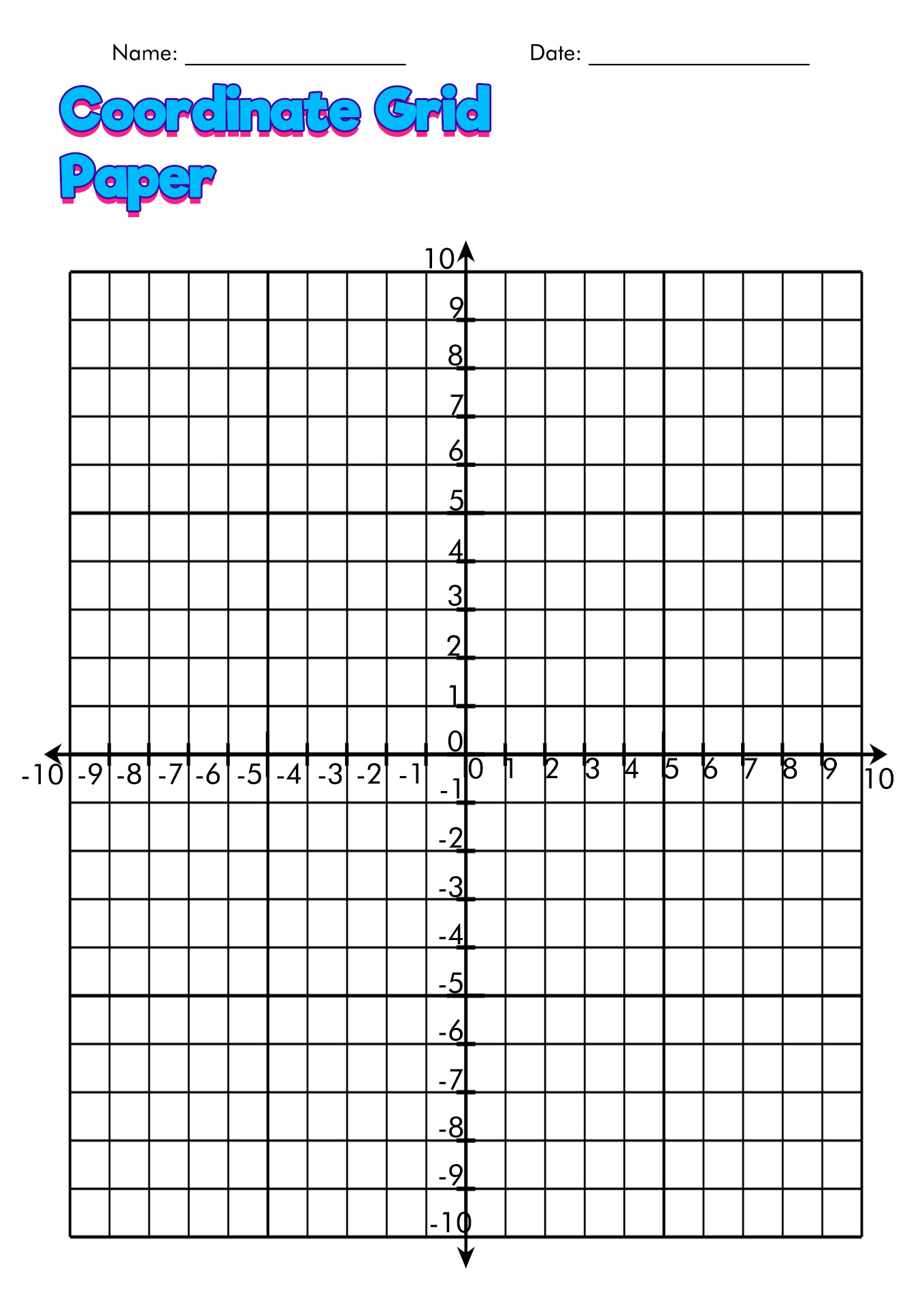 13-blank-coordinate-grid-worksheets-worksheeto