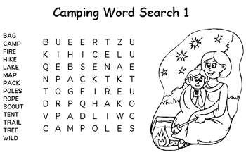 Easy Kids Word Search Puzzles Printable