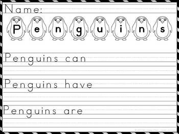 Kindergarten Penguin Math Activities