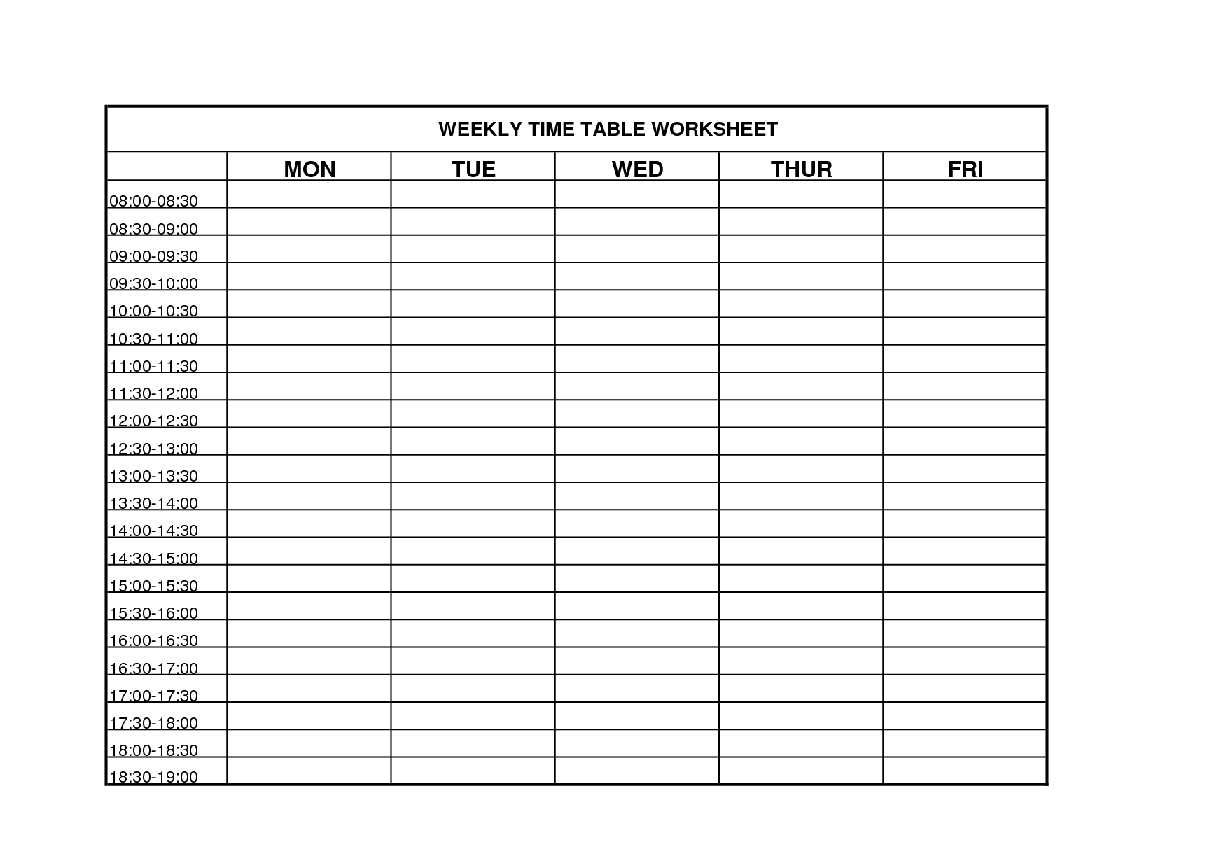 12 Time Study Worksheet Template Worksheeto