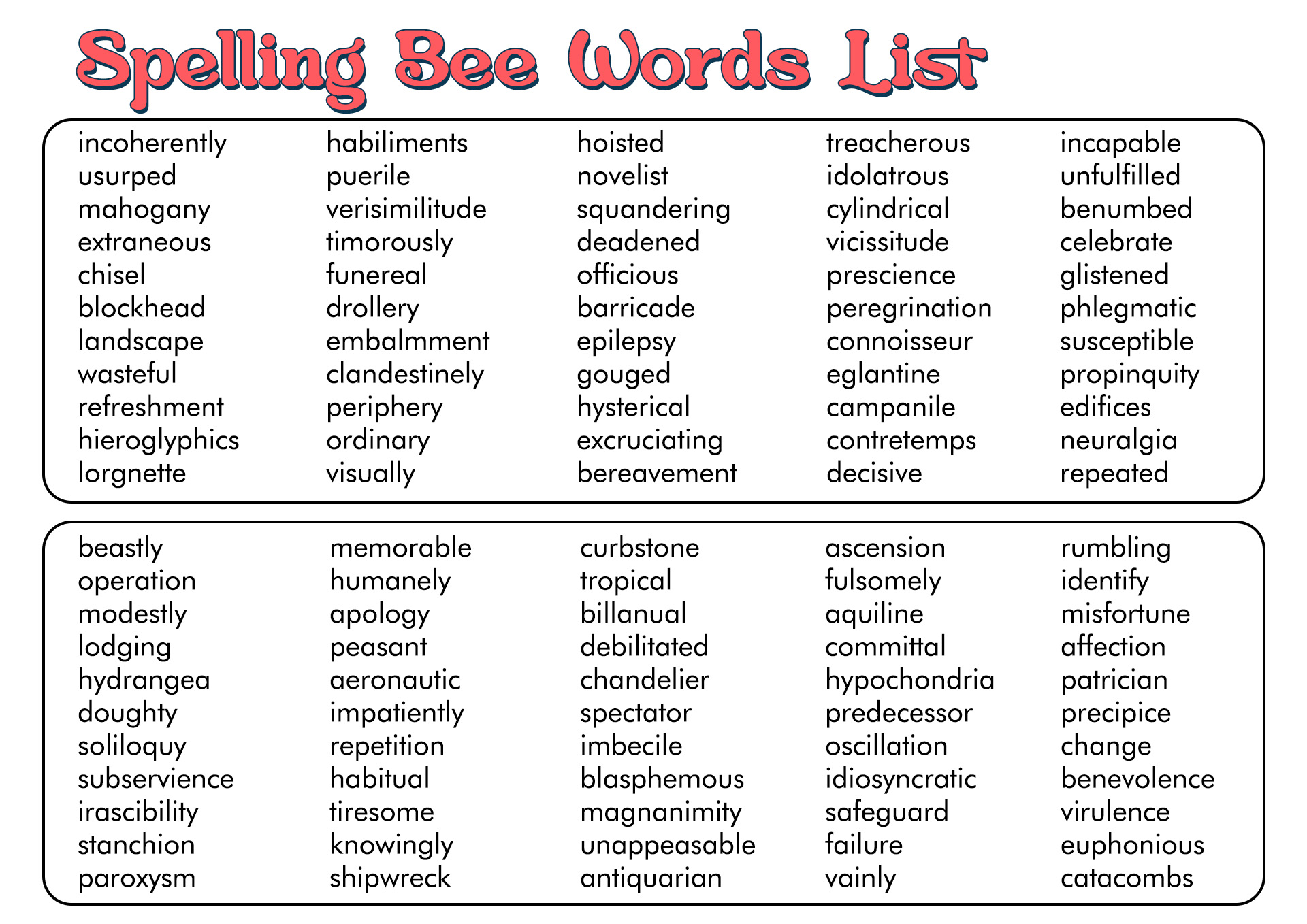 16 6th Grade Spelling Words Worksheets Worksheeto