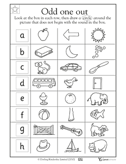 Beginning Sound Worksheets Letter H