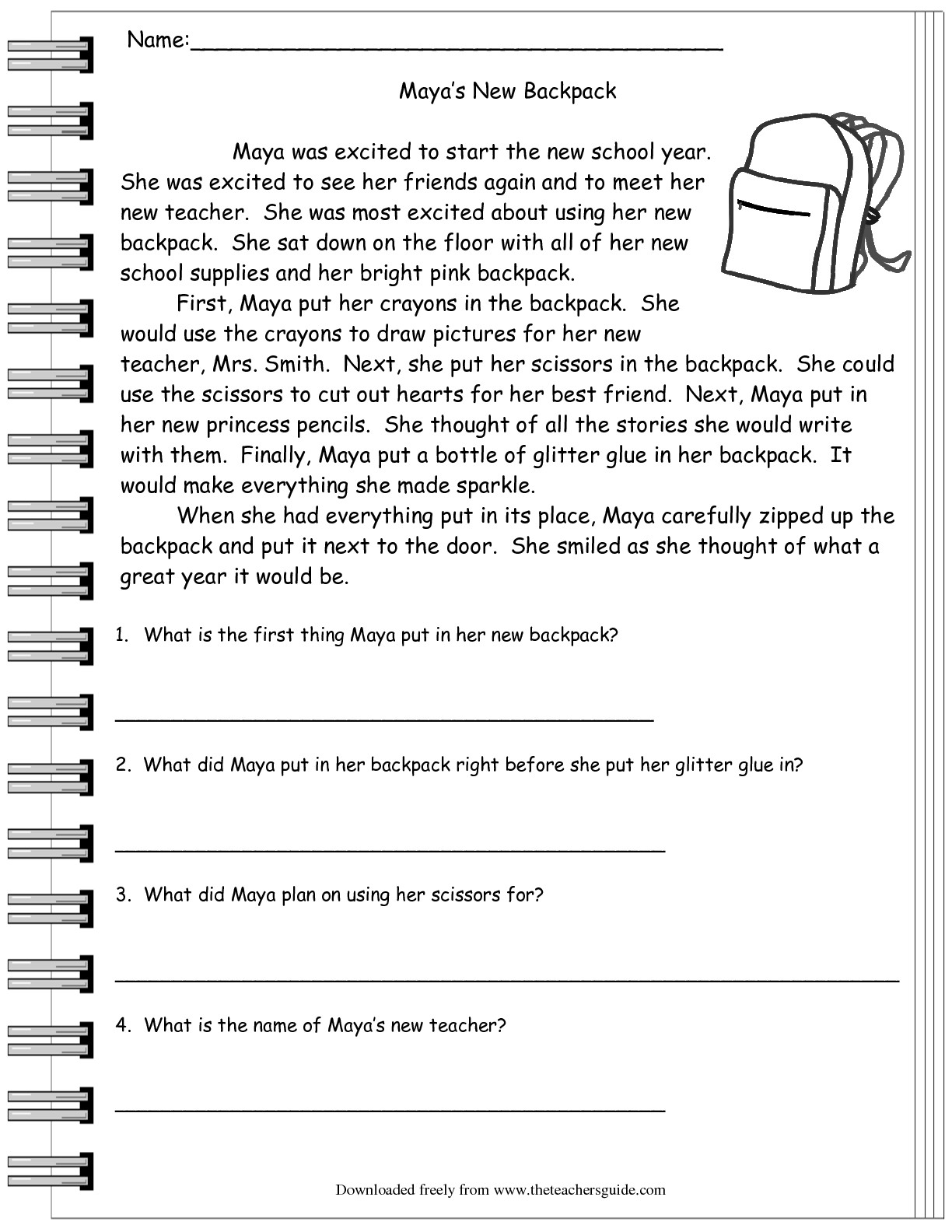 19 Super Teacher Worksheets Reading Worksheeto