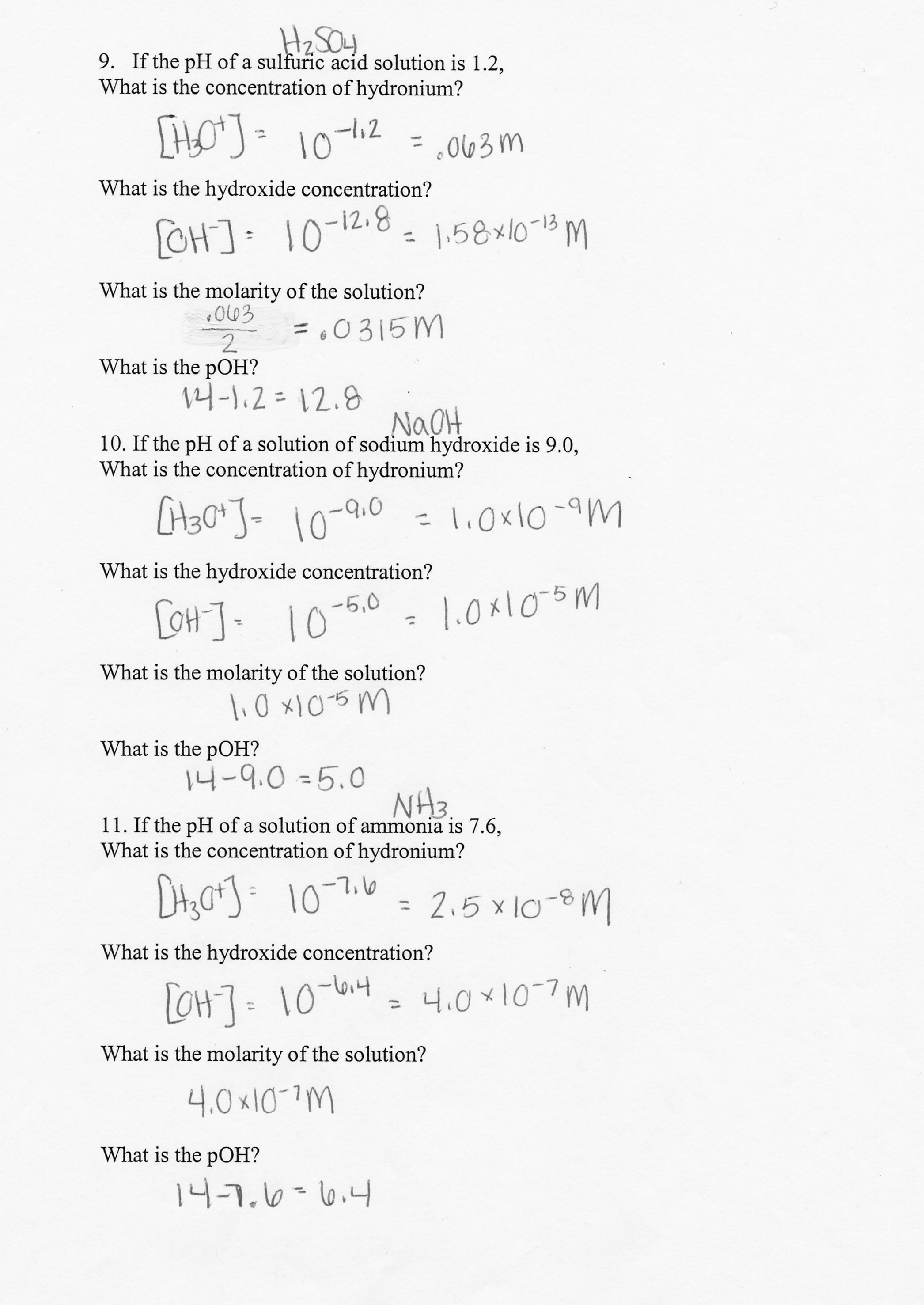 Chemistry Study Guide Answer Key Chapter 2