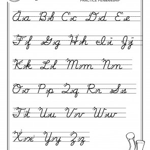 13 Best Images of Blank Printable Writing Worksheets Cursive A To Z ...