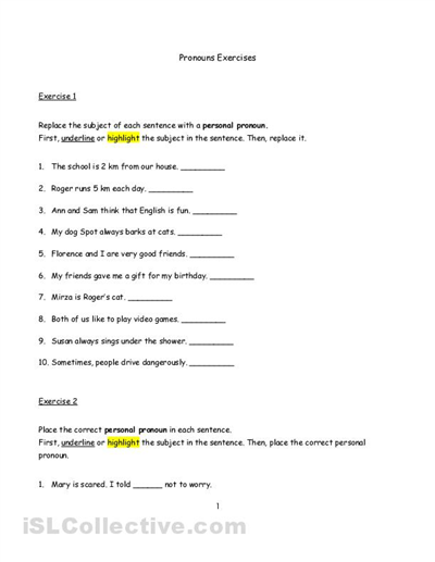 Free Printable Worksheets High School