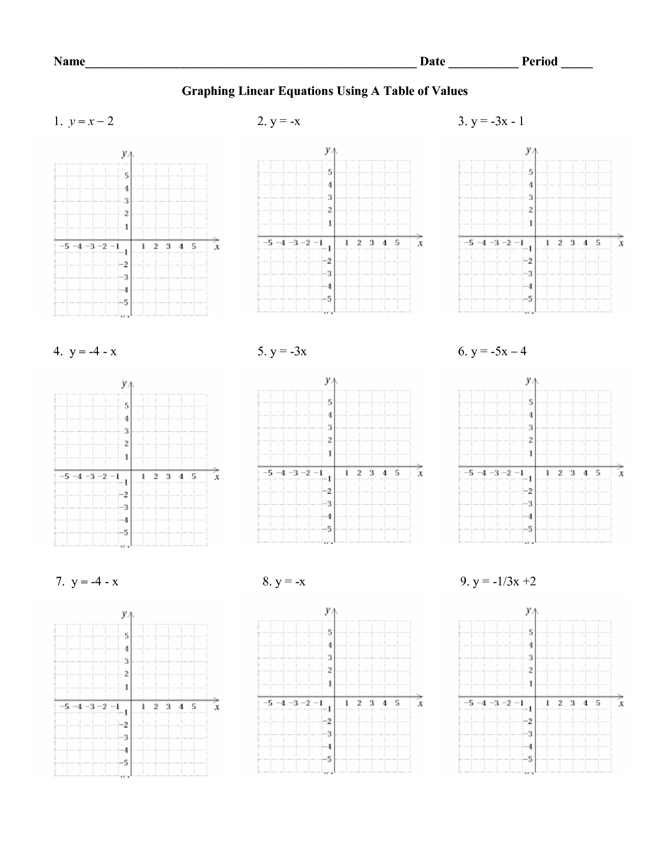 18-graphing-linear-equations-worksheets-pdf-worksheeto